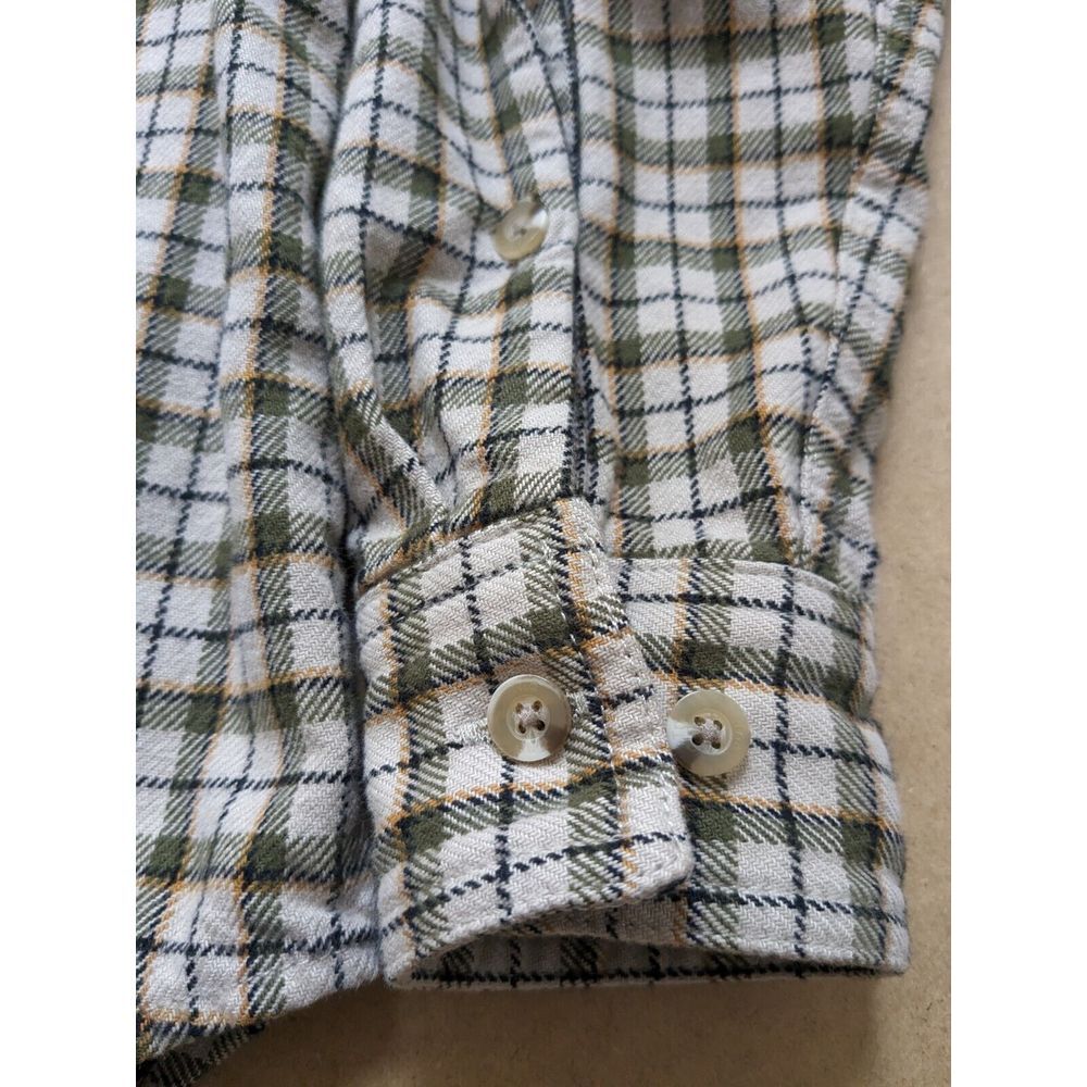 Aritzia Tna Plaid Oversized Button Up Beige Plaid Long Sleeve Shacket - Picture 4 of 8